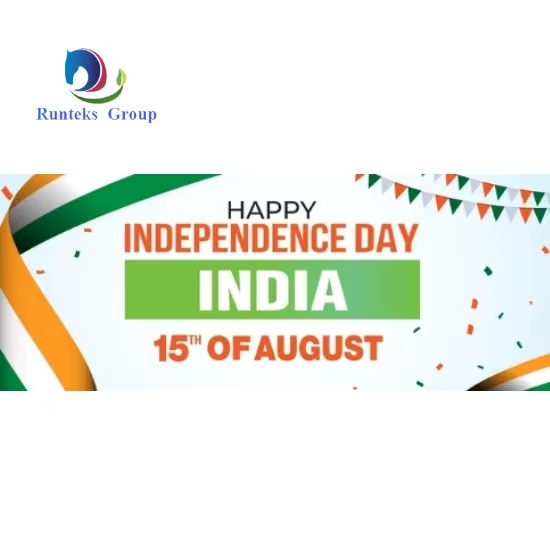 ¡Runteks Group celebra la libertad y el progreso contigo este Día de la Independencia de la India!