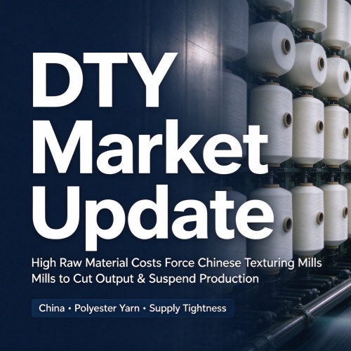 Actualización del mercado de DTY: los altos costos de la materia prima obligan a las hilanderías de texturizado chinas a reducir el rendimiento y suspender la producción