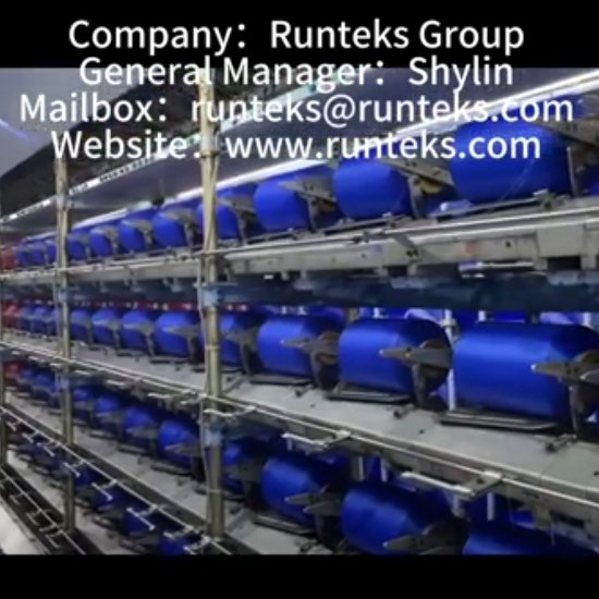 Vídeo de la fábrica de hilos de color Runteks DTY