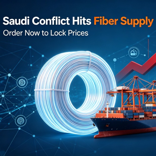 El conflicto en Arabia Saudita afecta el suministro de fibra: haga su pedido ahora para fijar los precios